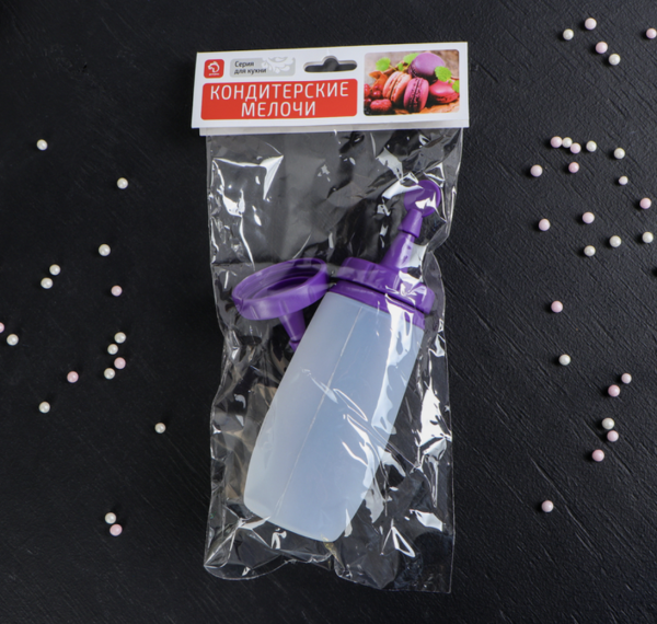 Емкость для пропитки, крема и айсинга Доляна, 2 насадки, 5,5/17 см