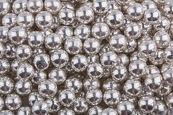 Посыпка кондитерская Шарики СЕРЕБРЯНЫЕ d 10 мм, 30 гр