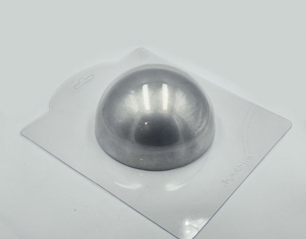 Форма пластиковая ПОЛУСФЕРА, d 14 см (торт БОМБА, Елочный шар)