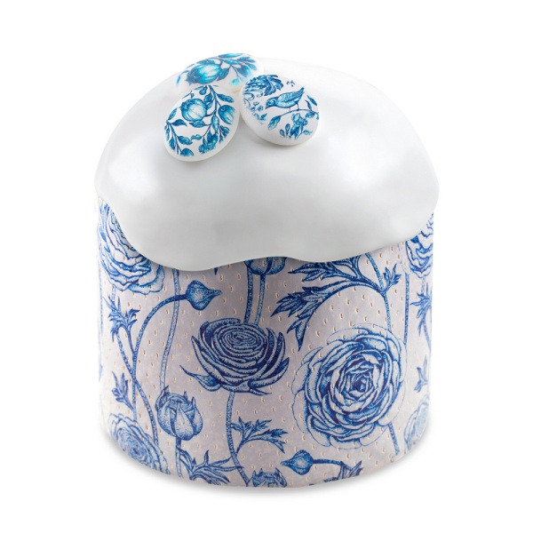 Форма бумажная для кулича на 200 гр Фарфор, d90xh90 мм