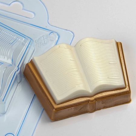 Форма пластиковая для шоколада "Книга развернутая"