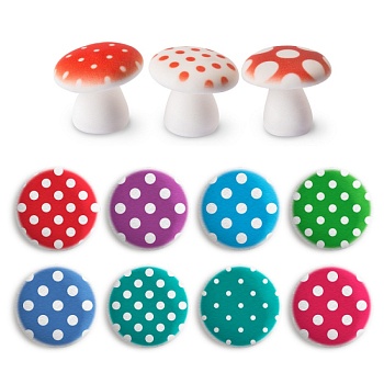 Сахарные фигурки ГРИБЫ d27 h25 мм, 2 шт