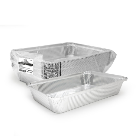 Форма алюминиевая для запекания  прямоугольная 313*1213*44 мм, 2235 мл, 1 шт