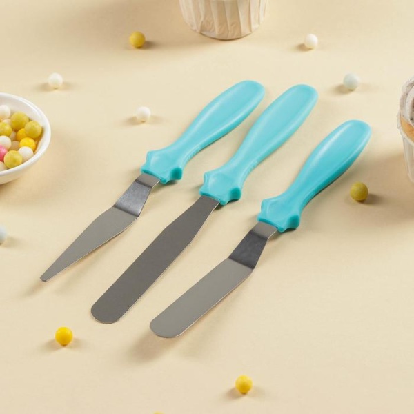 Набор лопаток кондитерских «Ночь», 3 шт