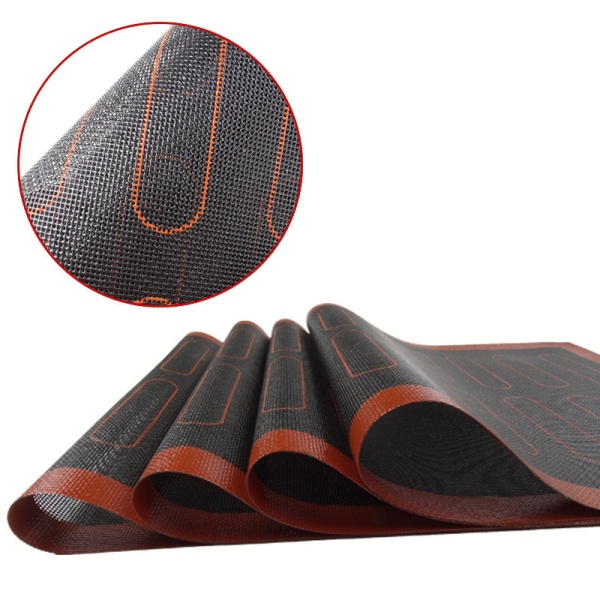 Коврик армированный с разметкой для эклеров 40*30 цвет МИКС