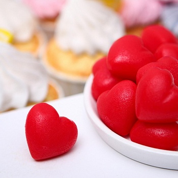 Мармелад фигурный "Сердце" 3 см, Россия, 1 шт