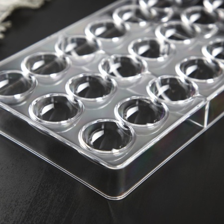 Форма для шоколада и конфет KONFINETTA «Полусфера», 27,5×13,5 см, 24 ячейки, ячейка 3×3 см