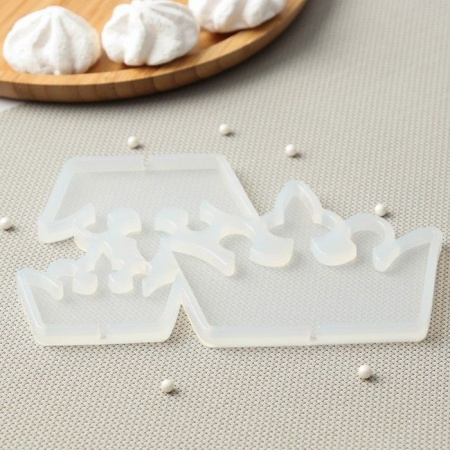 Силиконовая форма для леденцов "Короны 3 размера"