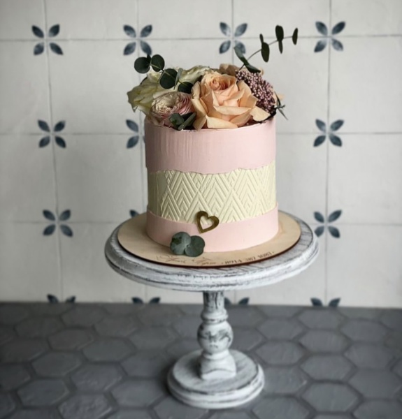 Набор акриловых мини-топперов «Сердца», 2 шт, 3-5 см, золото