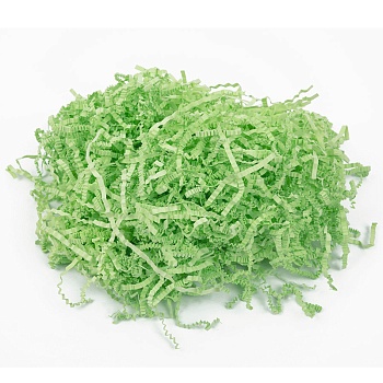 Наполнитель бумажный Салатовый (гофрированный), 50 г