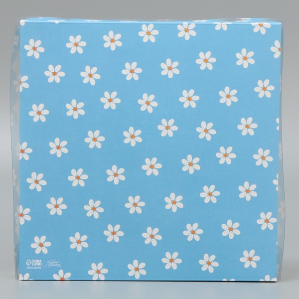 Коробка для печенья и пряников "Для самого лучшего воспитателя", 210*210*30 мм