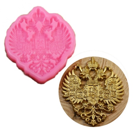 Молд силиконовый "Герб", 8,5 см