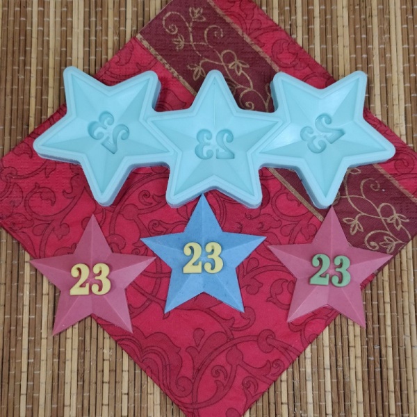 Силиконовый молд "Звезда 23"