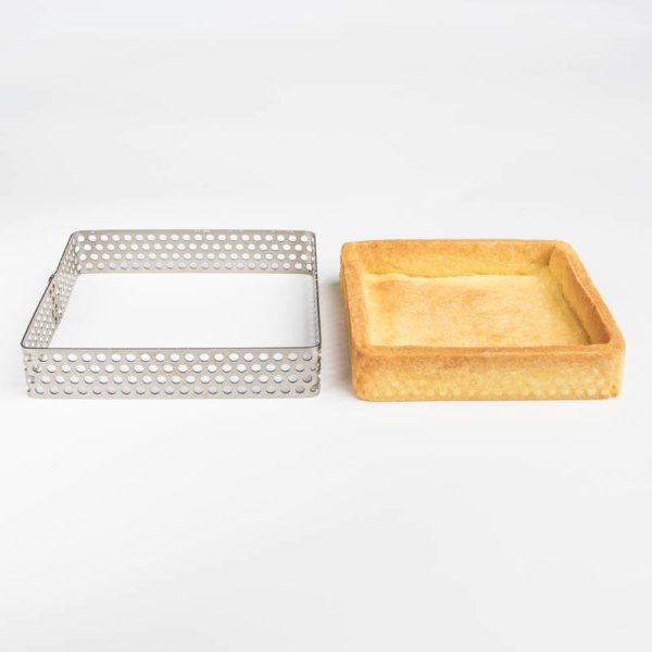 Квадрат для выпечки перфорированный 10*10 см, h=2 см
