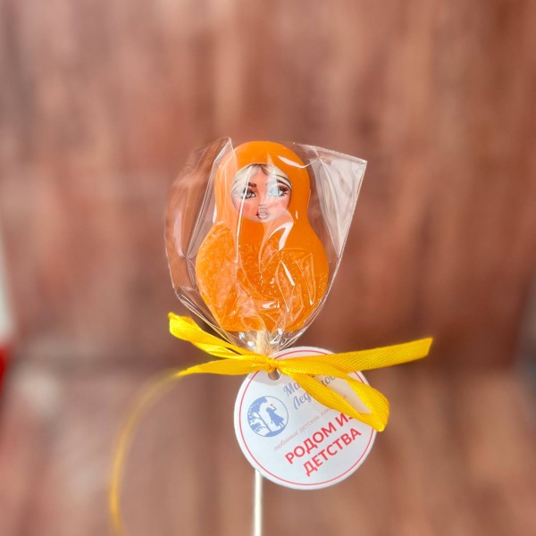 Леденец из изомальта Русская модница, 5 см