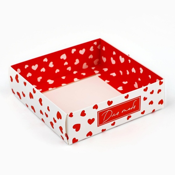 Коробка для бенто с прозрачным куполом "Для тебя", 100*100*100 см