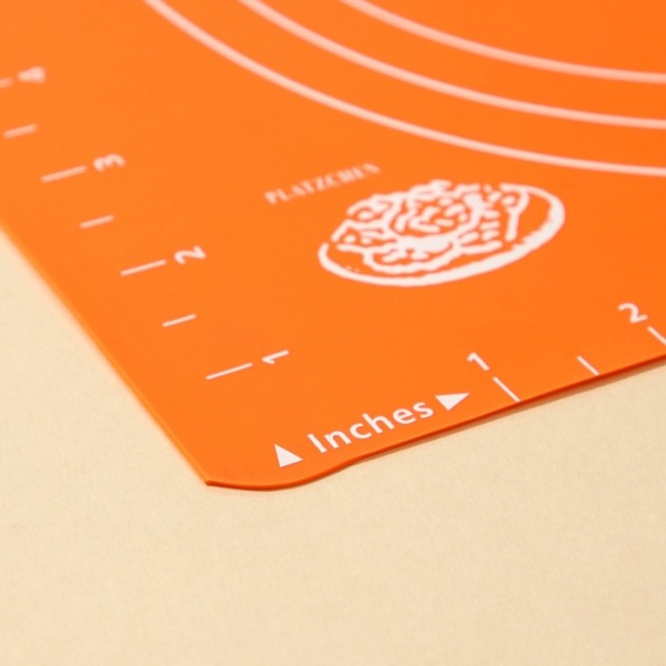 Коврик силиконовый с разлиновкой Доляна «Эрме», 28×25,5 см, цвет микс