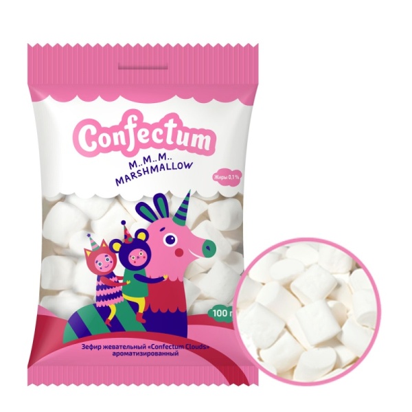 Маршмеллоу Confectum Clouds, ароматизированный, 100 гр