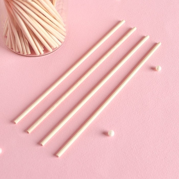 Набор палочек для леденцов деревянный, 100 шт, 15×0,3 см