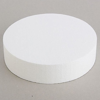 Фальш ярус для торта, КРУГ 30 см, высота 5 см (пенопласт)